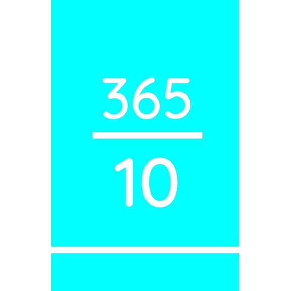 365/10: 10 Minutes a Day (aqua)
