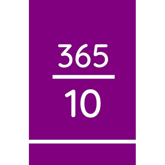 365/10: 10 Minutes a Day (purple)