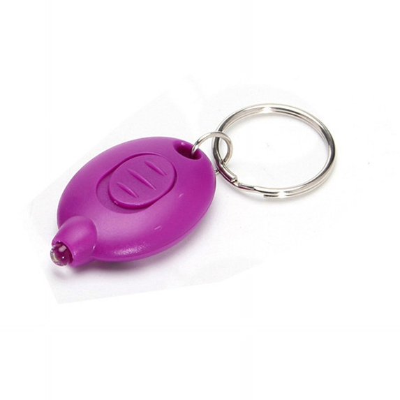 365-395nm purple light plastic LED keychain light blue light glasses toy creative gift - Purple