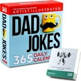 365 Daily Jokes Calendar 2025 New Dad Jokes Desk Calendar with Artist