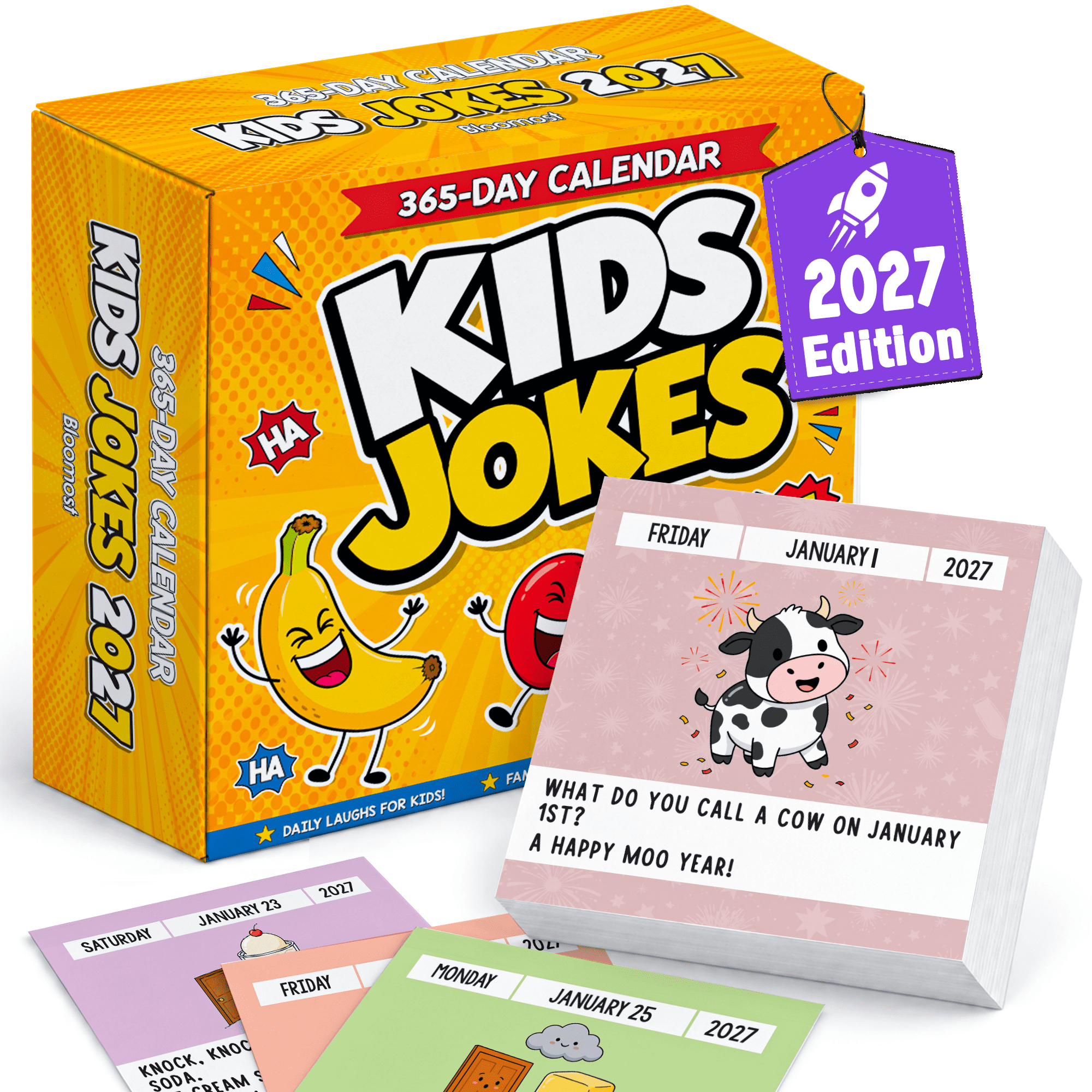 365 Daily Kids Jokes, 2027 Tear Off Calendar, Christmas Gift - Walmart.com