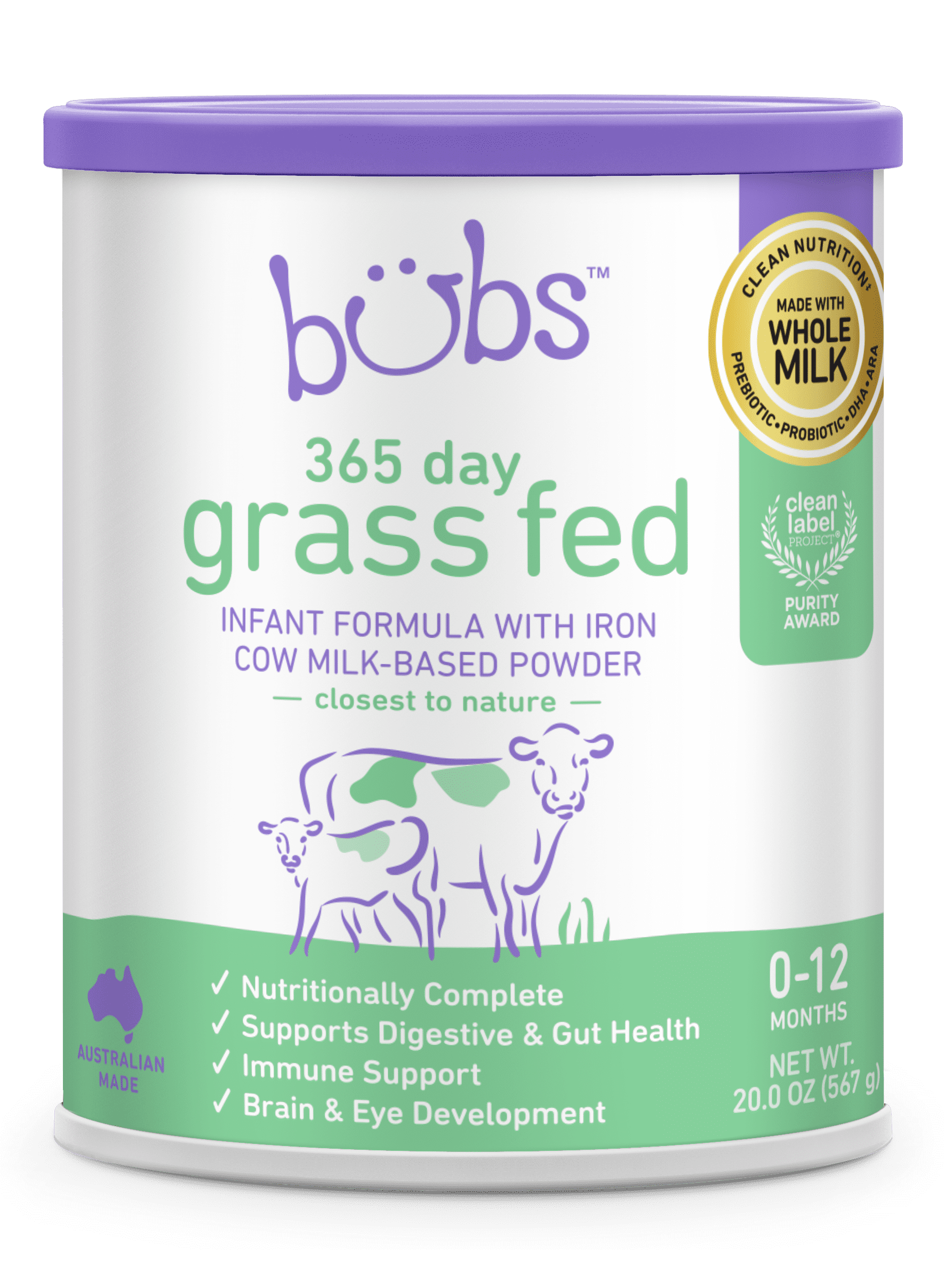 Bubs 365 Day Grass Fed Infant Formula 0-12 Months Egypt Ubuy