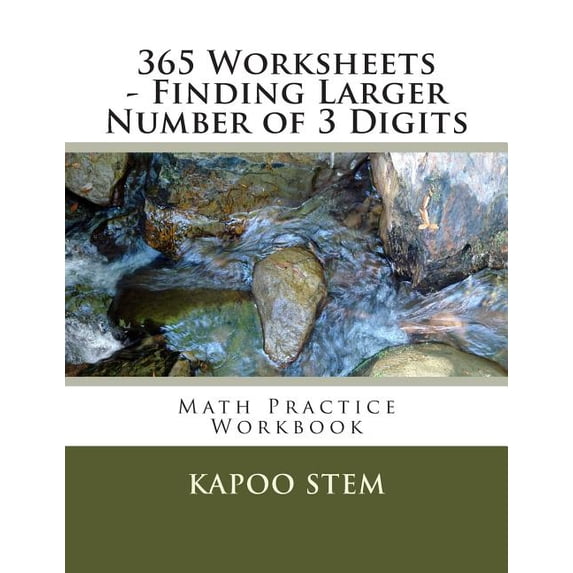 Math Project 365 365 Days Math Greater Numbers 365 Worksheets - Finding Larger Number of ...