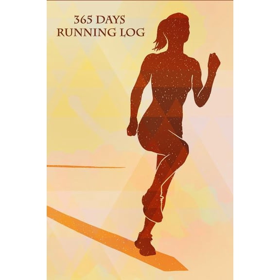 365 Days Running Log: Running record notebook include Distance, Location, Time, Pace and Note (Paperback)