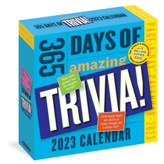 365 Days of Amazing Trivia! Page-A-Day Calendar 2023 : The World's Bestselling Trivia Calendar (Calendar)