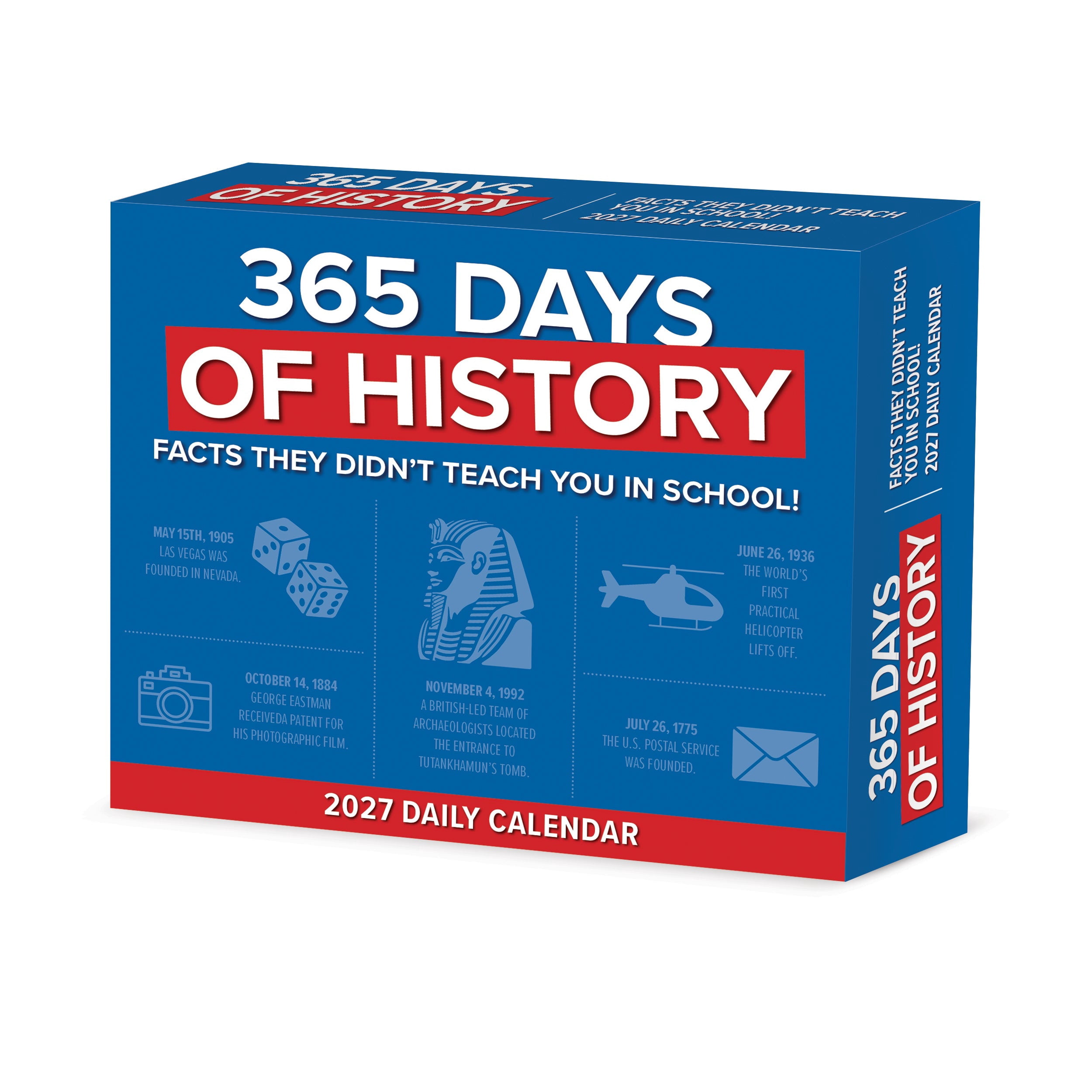 Willow Creek Press, 365 Days of History 2027 Box Calendar