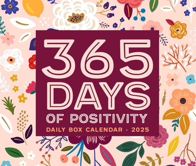 365 Days of Positivity 2025 6.2 X 5.4 Box Calendar (Other)