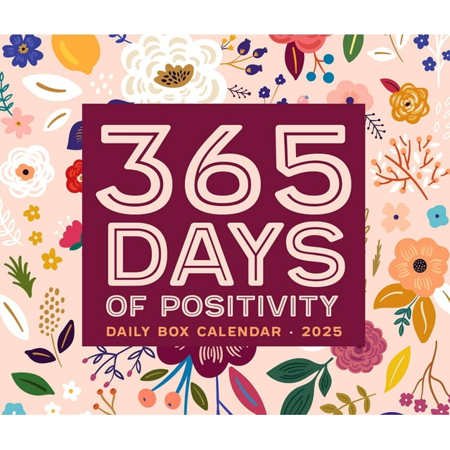 365 Days of Positivity 2025 6.2 X 5.4 Box Calendar (Other)