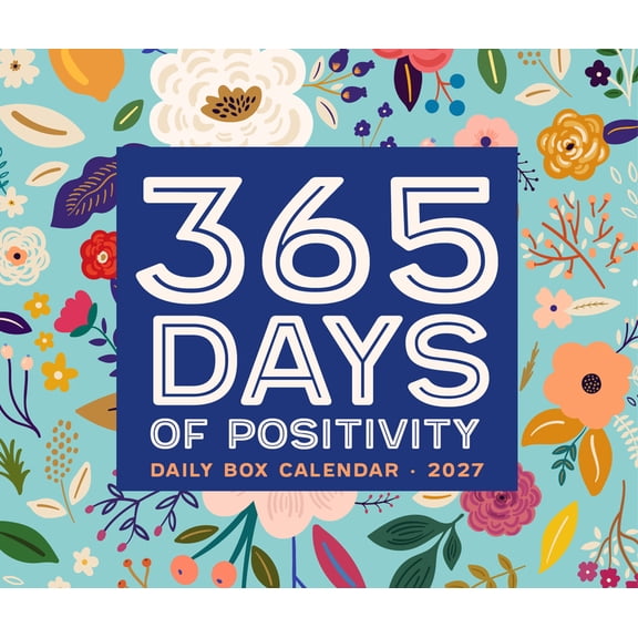 365 Days of Positivity 2027 5.4 X 6.2 Box Calendar, (Paperback)