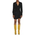 thumbnail image 1 of $365 Jonathan Simkhai Standard Destiny Cutout Long Sleeve Wrap Dress Black XS, 1 of 2