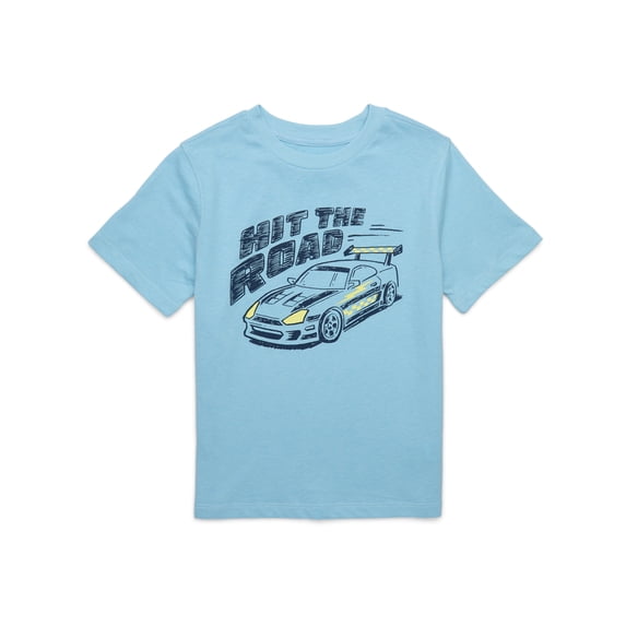 Solutions Mix 365 Kids Boys Mix and Match Short Sleeve Graphic Tee, Sizes 4-10 ...