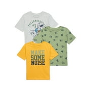 365 KIDS FROM GARANIMALS 365 Kids by Garanimals Boys Short-Sleeve Graphic Tee, 3-Pack, Sizes 4-10