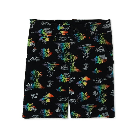 365 Kids Boys Print Chino Shorts, Sizes 4-10