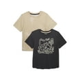 thumbnail image 1 of 365 Kids by Garanimals Boys Mix and Match Multipack Graphic Tees, 2-Piece, Sizes 4-10, 1 of 3