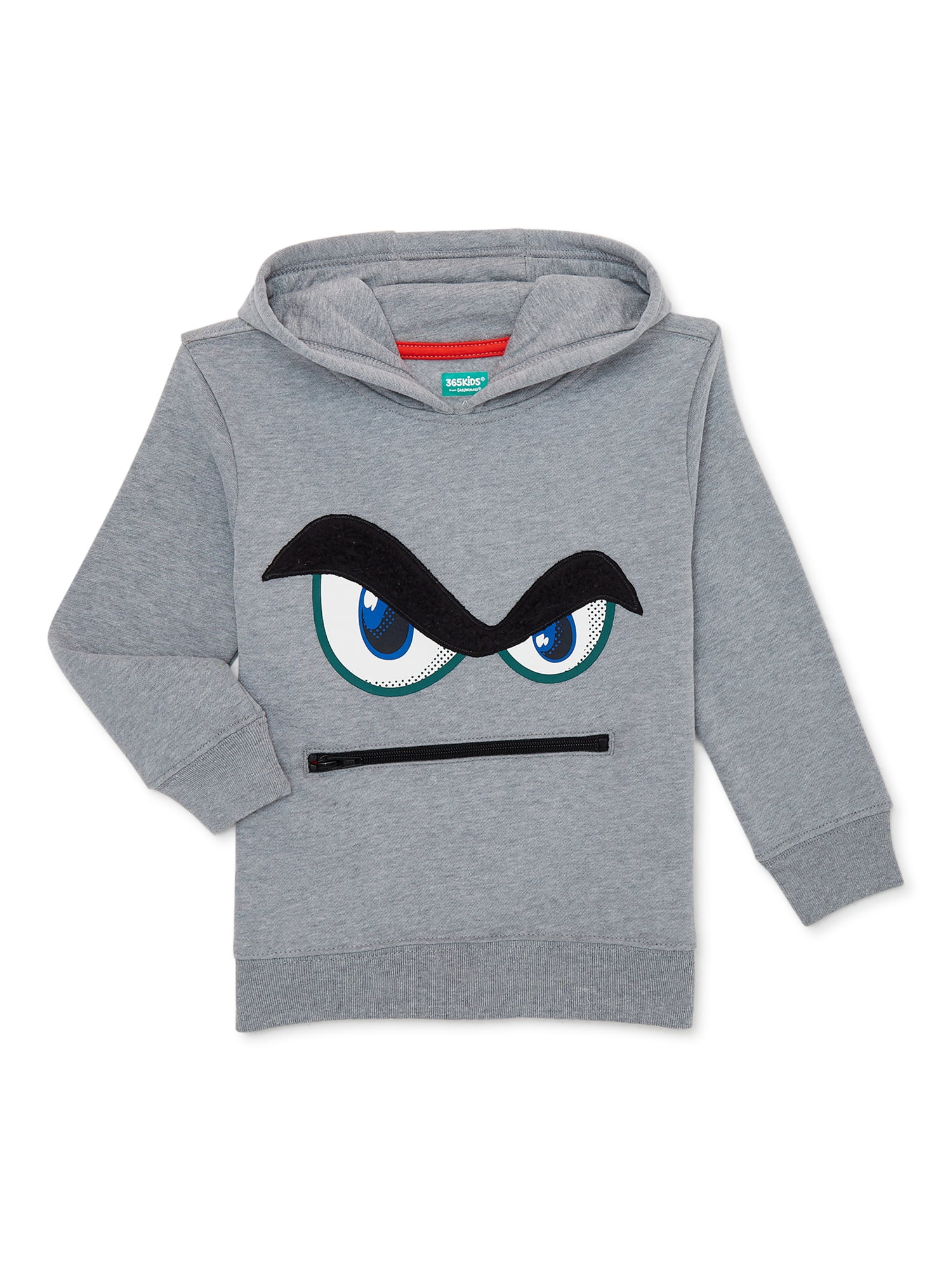 365 Kids From Garanimals Boys Zipper Mouth Hoodie with Graphic