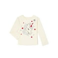 thumbnail image 1 of 365 Kids From Garanimals Girls' Graphic T-Shirt with Long Sleeves, Sizes 4-10, 1 of 3