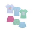 thumbnail image 1 of 365 Kids by Garanimals Girls Mix and Match Kid-Pack Outfit Set, 6-Piece, Sizes 4-10, 1 of 7