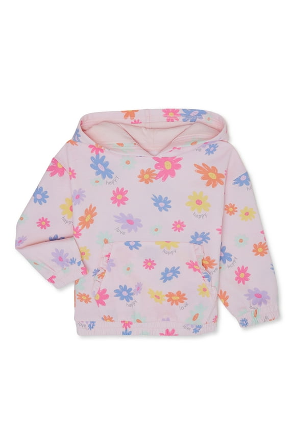 Girls Print Hoodie, Sizes 4-10
