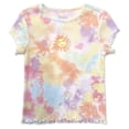 thumbnail image 1 of 365 Kids From Garanimals Girls Print Rib Tee Sizes 4-10, 1 of 2