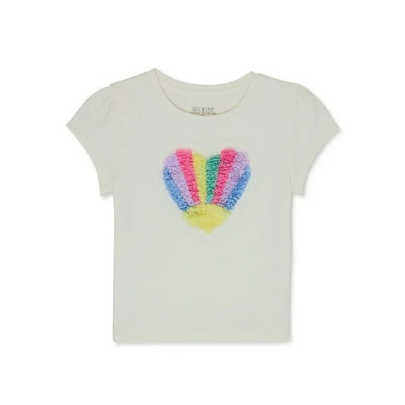 365 Kids From Garanimals Girls Puff Sleeve Tee Sizes 4-10