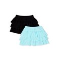 thumbnail image 1 of 365 Kids From Garanimals Girls Ruffle Scooter Skirts, 2-Pack, Sizes 4-10, 1 of 5