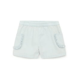 Kids Blue Checkered Denim Shorts Kids Blue Checkered Denim Shorts