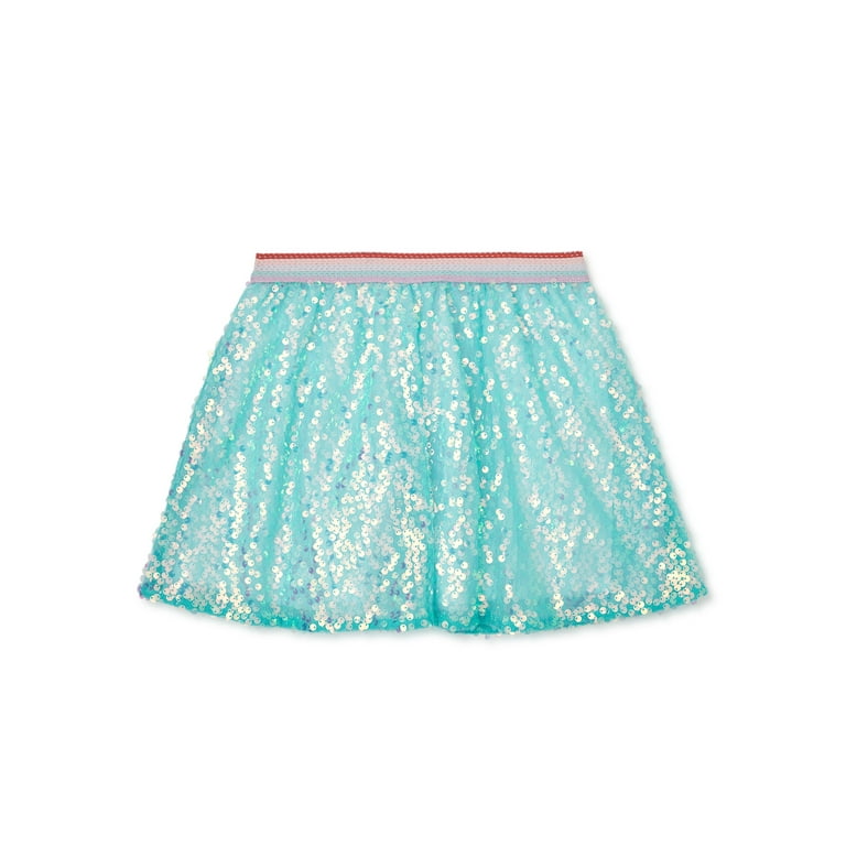 365 Kids From Garanimals Little Girls Sequined Skirt Sizes 4 10 Walmart