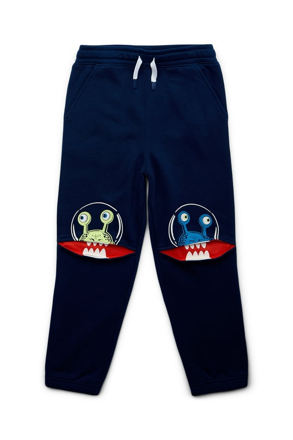 365 Kids by Garanimals Boys Alien Joggers, Sizes 4-10
