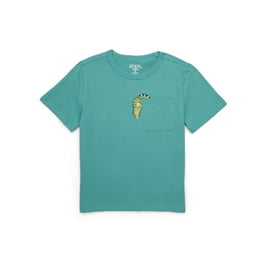 【WONDER WONDER】Sotten Mini Dot Frill Collar T-Shirt Wonder Nation Girls Kid Tough T-Shirt with Short Sleeves, 5