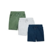 365 KIDS FROM GARANIMALS 365 Kids by Garanimals Boys Mix and Match French Terry Shorts, 3-Piece, Sizes 4-10