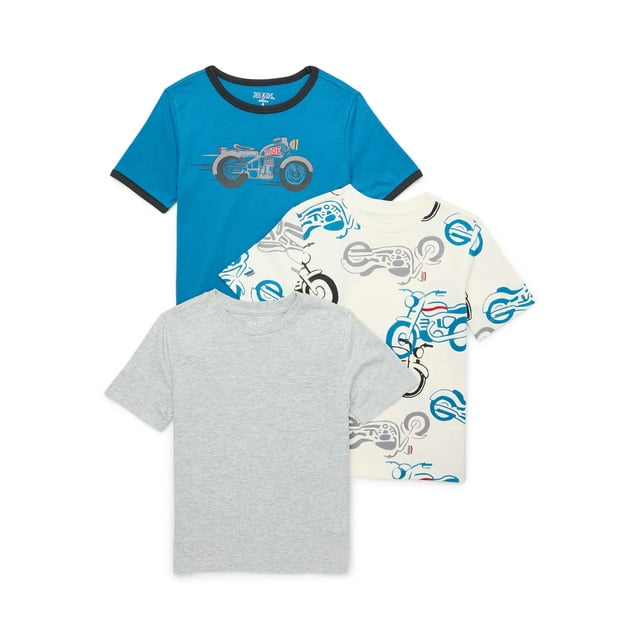 365 Kids by Garanimals Boys Graphic Tee, 3-Pack, Sizes 4-10 - Walmart.com