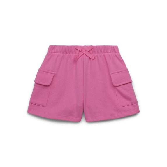 365 Kids by Garanimals Girls French Terry Cargo Shorts, Sizes 4-10