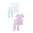 thumbnail image 1 of 365 Kids from Garanimals Girls 4-Piece Outfit Set, Sizes 4-10, 1 of 5
