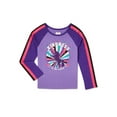 thumbnail image 1 of 365 Kids by Garanimals Girls Long Sleeve Raglan T-Shirt, Sizes 4-10, 1 of 3