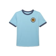 365 KIDS FROM GARANIMALS 365 Kids by Garanimals Boys Mix and Match Front Back Graphic Ringer Tee with Short Sleeves, Sizes 4-10