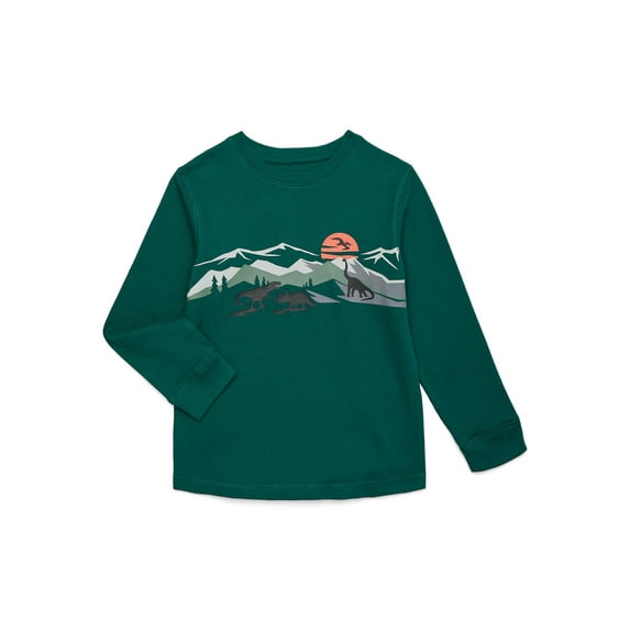 365 Kids from Garanimals Boys Mix and Match Long-Sleeve Graphic Thermal Tee, Sizes 4-10