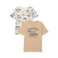thumbnail image 1 of 365 Kids from Garanimals Boys Mix and Match Tees with Short Sleeves, 2-Pack, Sizes 4-10, 1 of 3