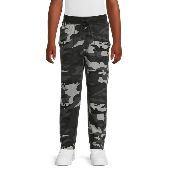 365 Kids from Garanimals Boys Print French Terry Joggers, Sizes 4-10