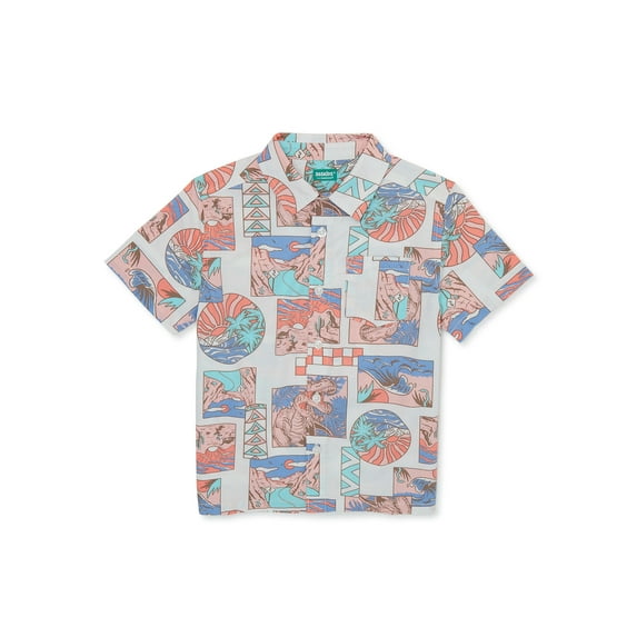 365 Kids from Garanimals Boys Resort Shirt with Short Sleeves, Sizes 4-10