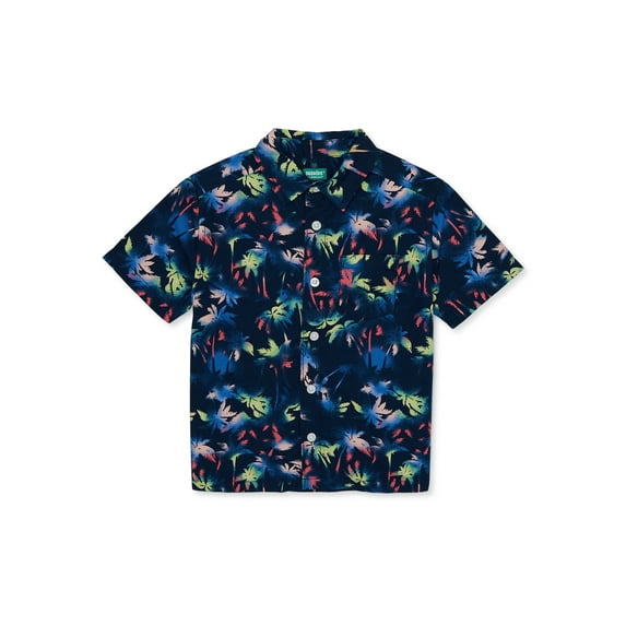 365 Kids from Garanimals Boys Resort Shirt with Short Sleeves, Sizes 4-10