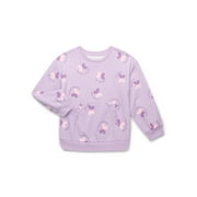 365 KIDS FROM GARANIMALS 365 Kids by Garanimals Girls Fleece Top with Long Sleeves, Sizes 4-10