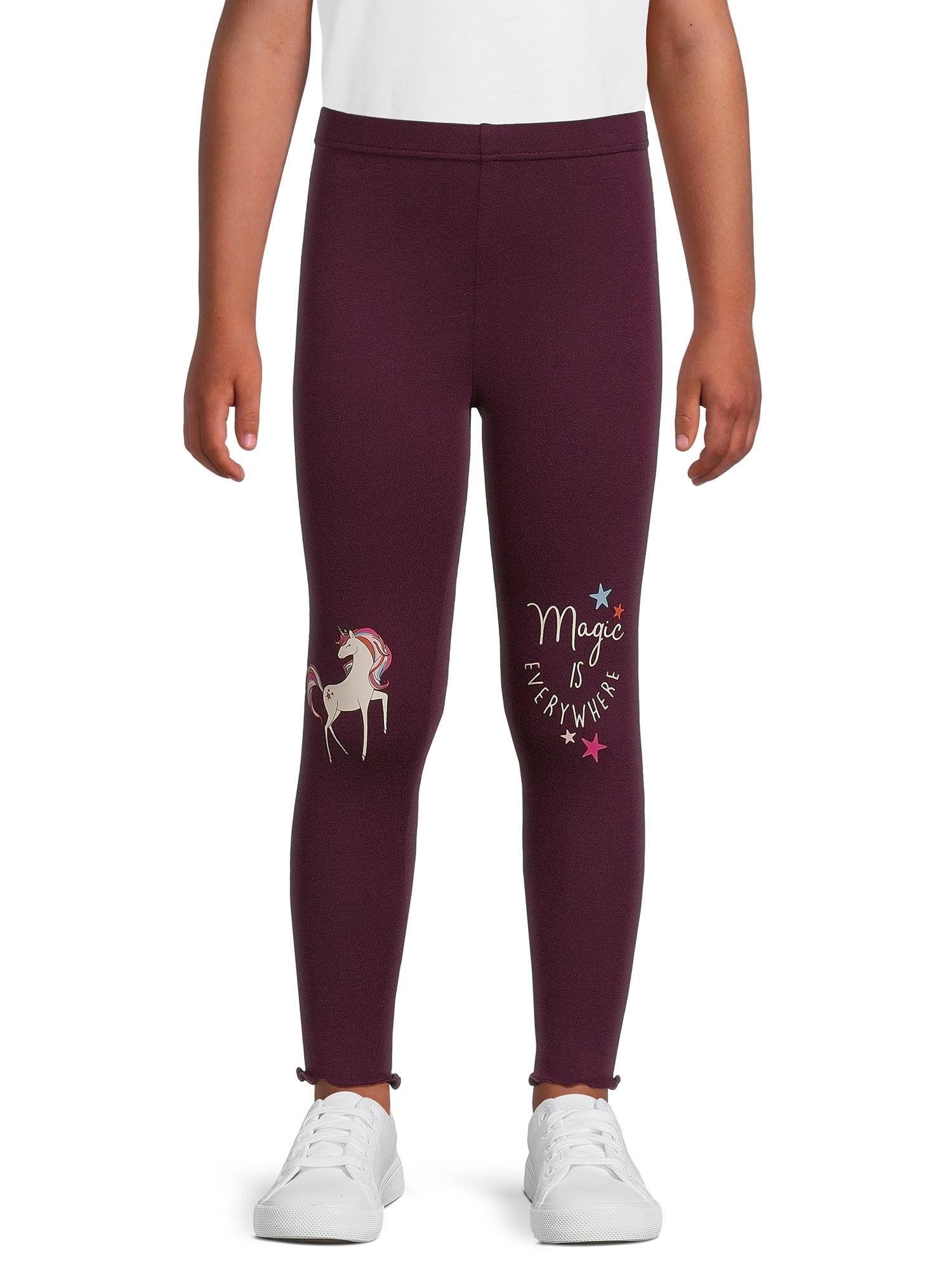 365 Kids from Garanimals Girls Graphic Leggings, Sizes 4-10