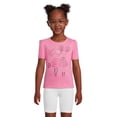 thumbnail image 1 of 365 Kids from Garanimals Girls’ Graphic T-Shirt with Short Sleeves, Sizes 4-10, 1 of 5