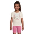 thumbnail image 1 of 365 Kids from Garanimals Girls’ Graphic T-Shirt with Short Sleeves, Sizes 4-10, 1 of 5