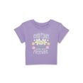 thumbnail image 1 of 365 Kids from Garanimals Girls Graphic Tee with Short Sleeves, Sizes 4-10, 1 of 3