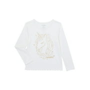 365 KIDS FROM GARANIMALS Girls Long Sleeve Tee and Leggings Holiday Outfit Set, 4-Piece, Sizes 4-10