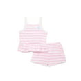 thumbnail image 1 of 365 Kids by Garanimals Girls Peplum Tank Top and Shorts Outfit Set, 2-Piece, Sizes 4-10, 1 of 3