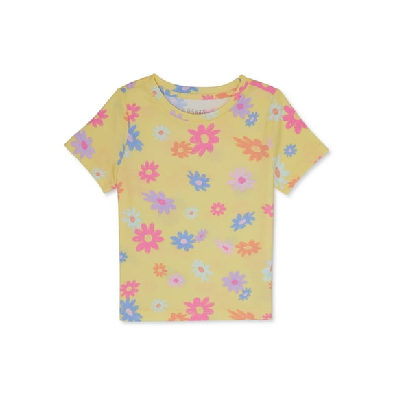 365 Kids from Garanimals Girls Print Tee with Short Sleeves, Sizes 4-10