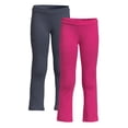thumbnail image 1 of 365 Kids from Garanimals Girls Rib Flare Pants, 2-Pack, Size 4-10, 1 of 5