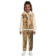 365 Kids from Garanimals Girls' Sequin Hoodie and Jogger Outfit Set, 2-Piece, Sizes 4-10